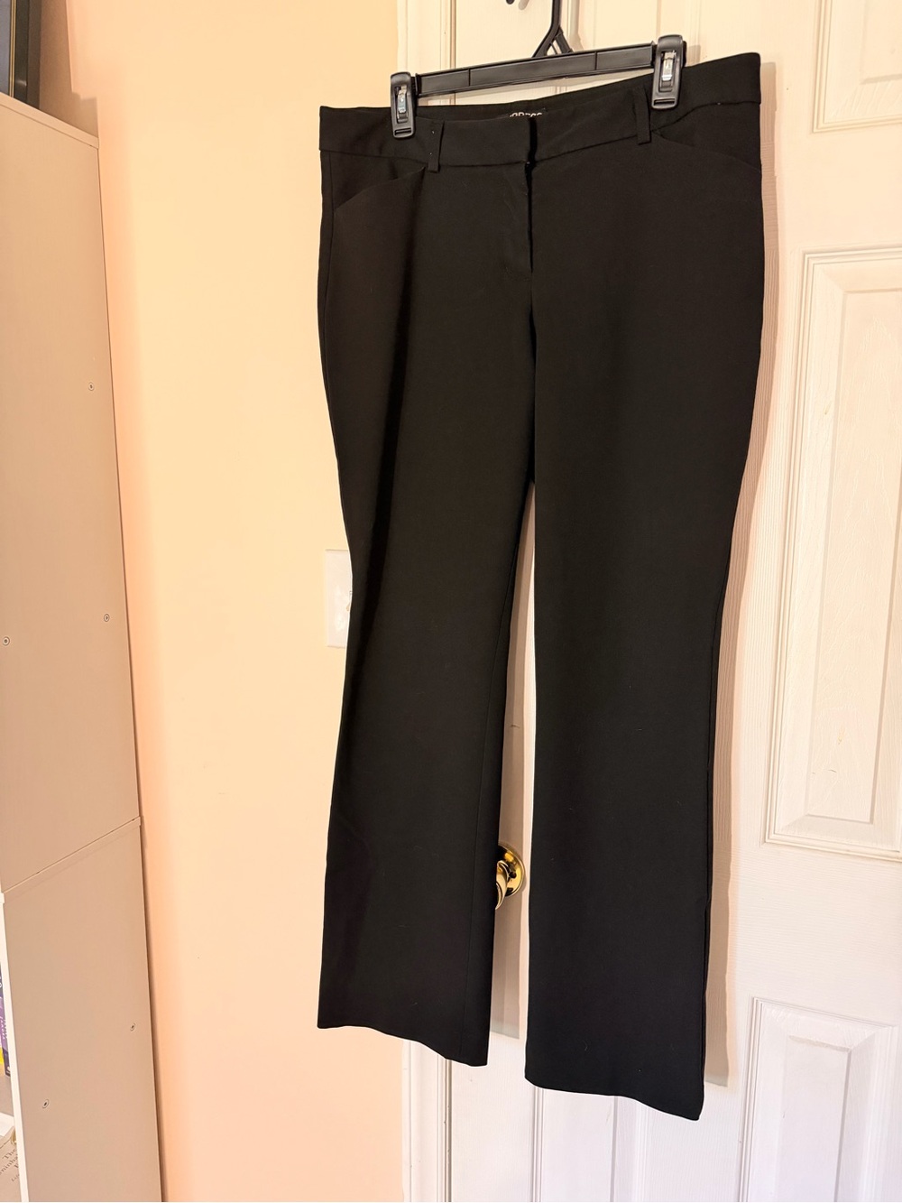 Express Editor Midrise Black Women's Straight-Leg Dress Pants Size 10